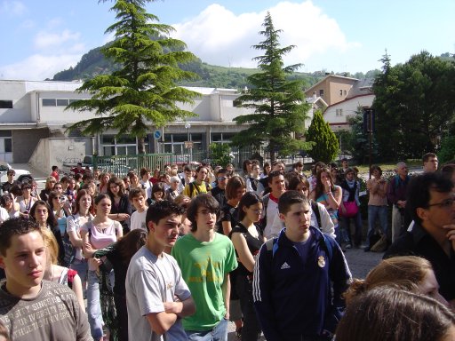 Ouverture du colloque au Liceo Scientifico "T. Patini"